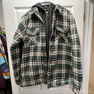 OneDayAway 2in1 Sweatshirt/Flannel Jacket